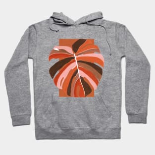 Abstract Monstera Hoodie